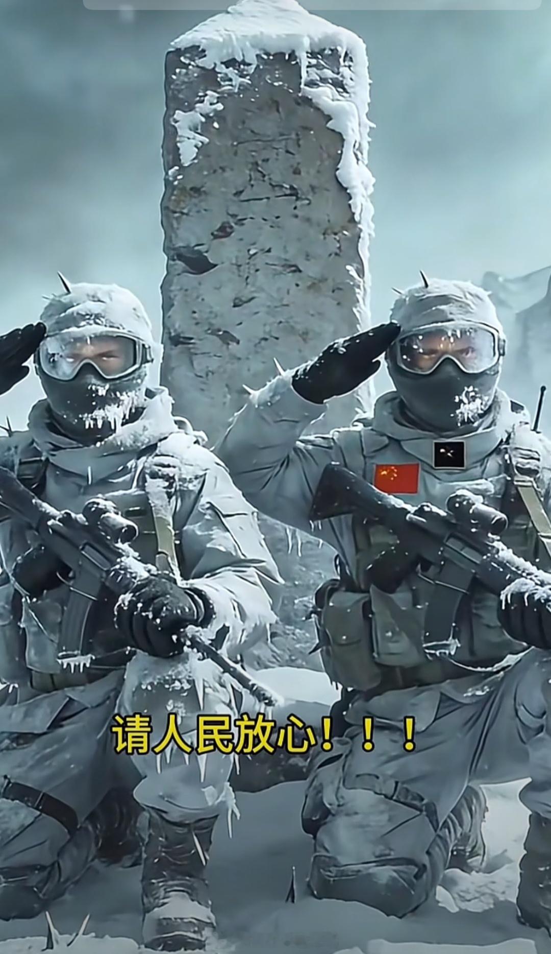 他们在天山脚下脚踏冰河巡边雪原策马巡边关 致敬最可爱的人