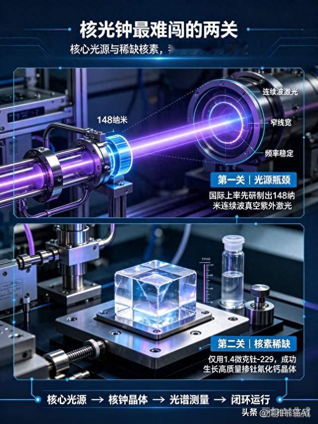 国际率先突破！我国成功研制核光钟，时间精度再上台阶