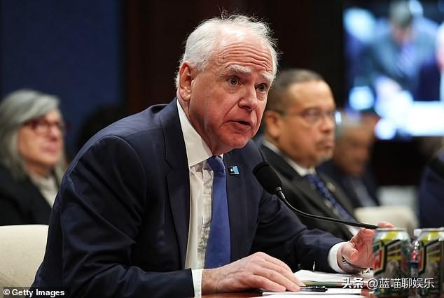 蒂姆·沃尔兹州长就明尼苏达州诈骗案遭众议院监督委员会质询。
众议员吉姆·乔丹：你