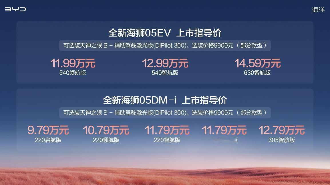 刚看完比亚迪海狮05上市，感觉A级SUV市场又要热闹了！起售价9.79万，直接把