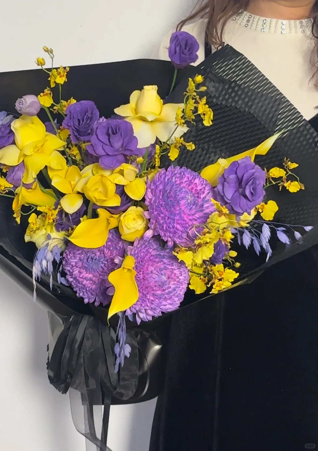 黄紫撞色我真的太爱了|济宁花店