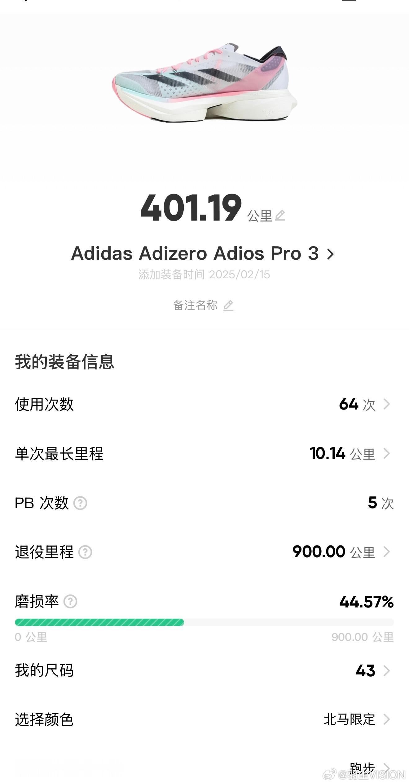 用暴汗的10公里来给本周画上句号Adios Pro 3 400KM达成