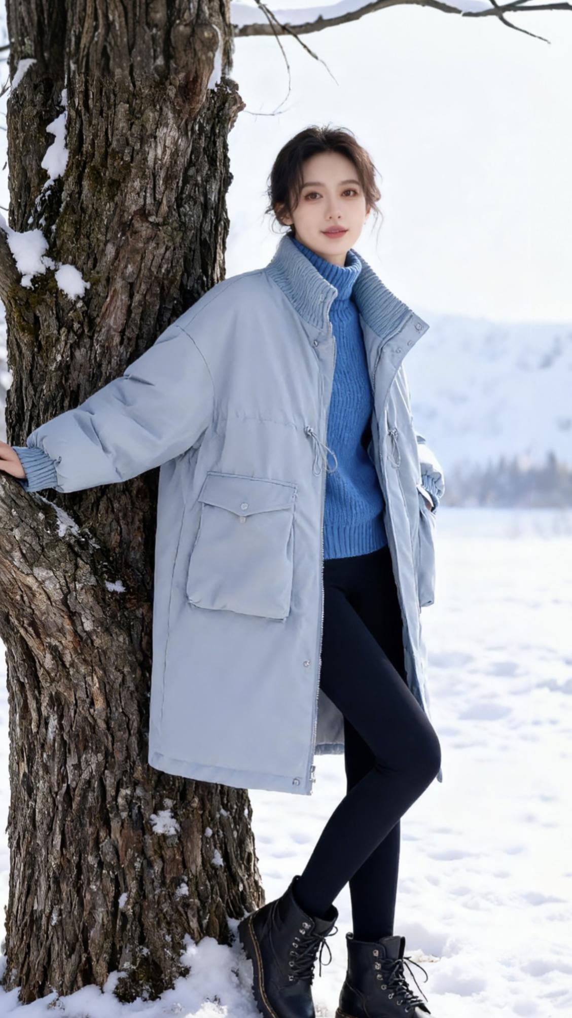 穿搭不重样 这也太好看了 保暖又好看 这个冬天不怕冷 女装棉服