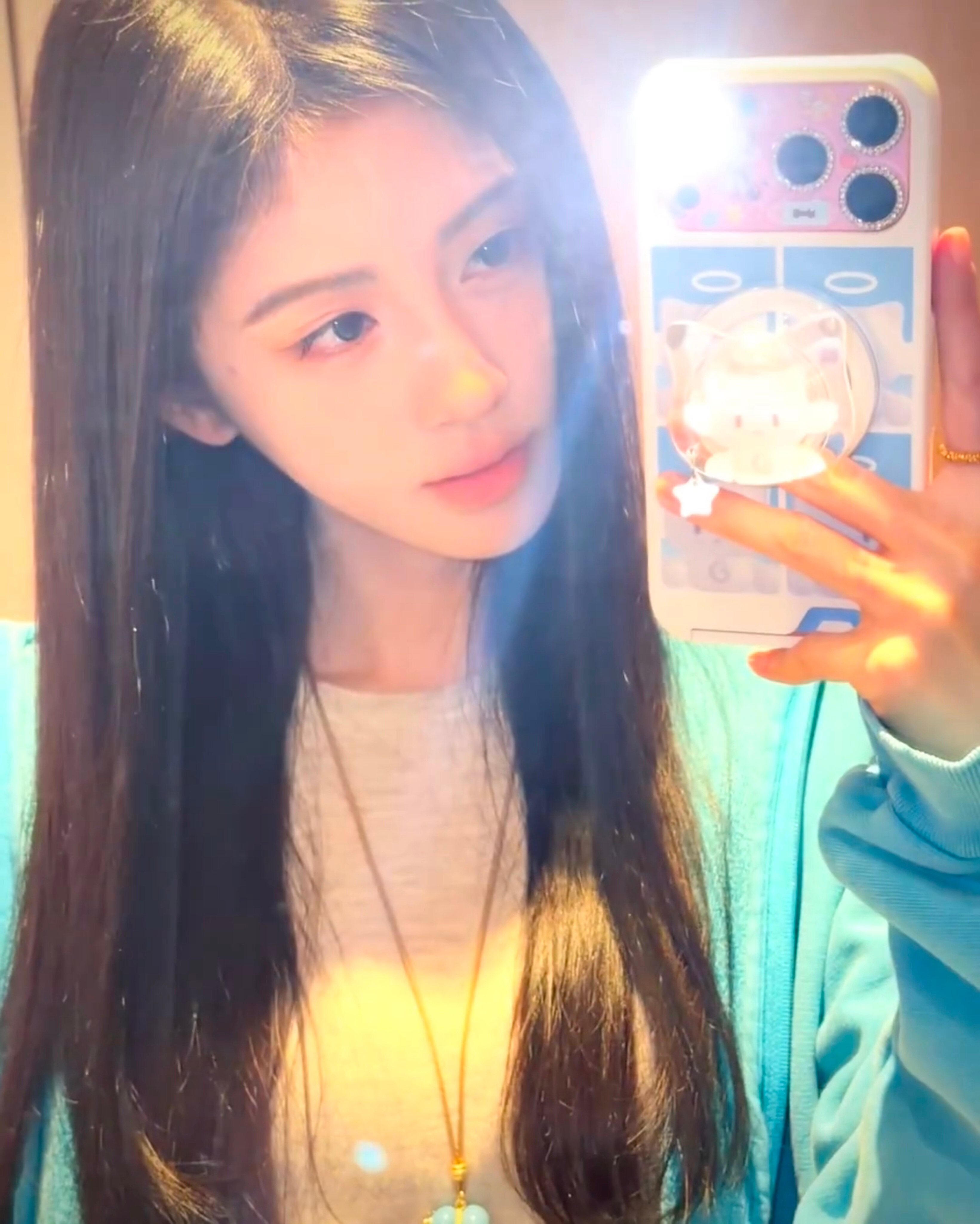 你来啦，鞠婧祎三月第一条微博