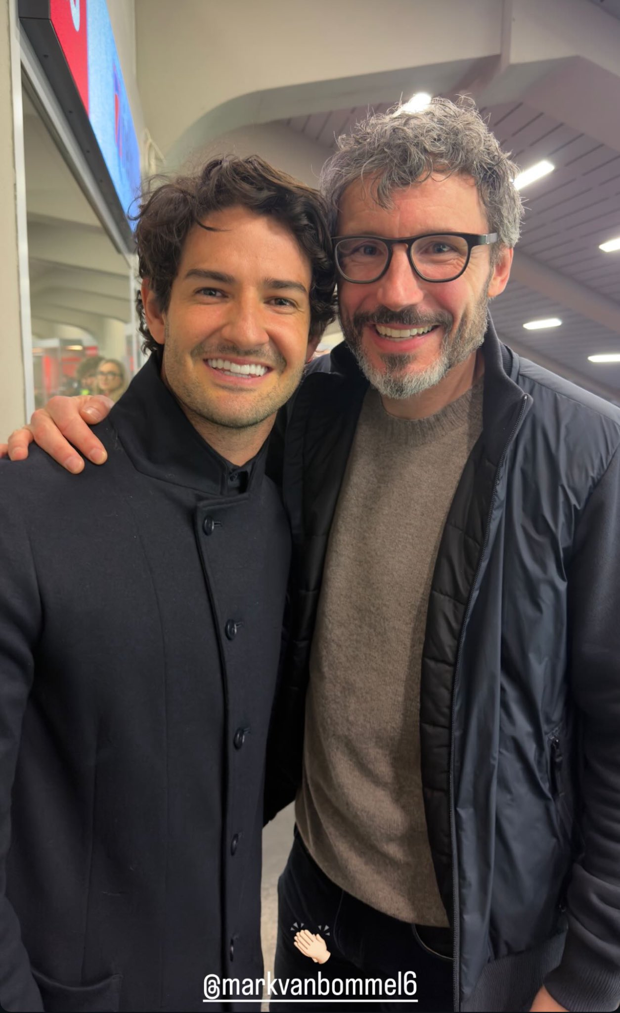 帕托和范博梅尔昨天都在德比的现场