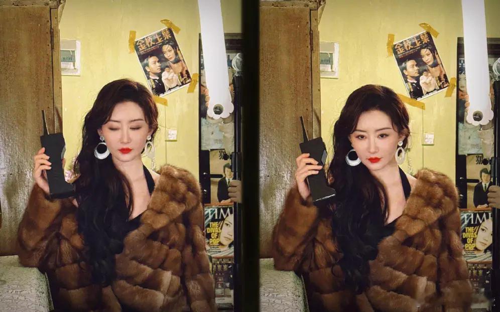 文亦娱乐舒畅晒复古写真风情万种！秒变九零年代明艳大美人 