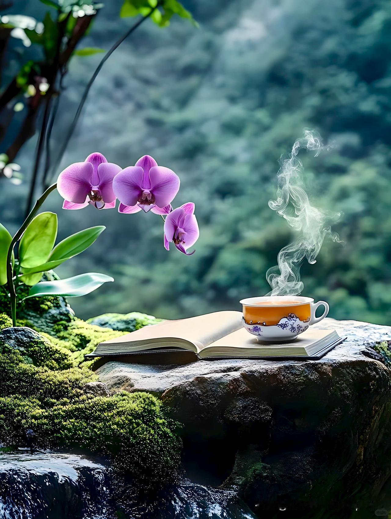 《颂古五十五首其一》
——宋.释绍昙
春有百花秋有月，
夏有凉风冬有雪。
若无闲