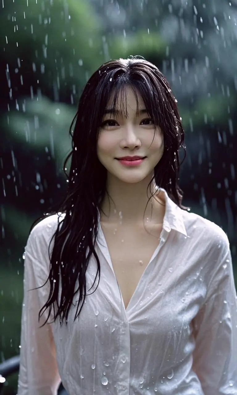 AI雨中佳人