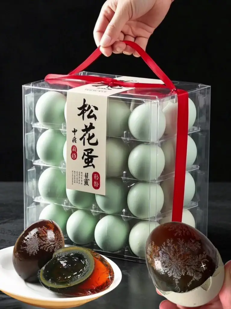 一口就爱上！正宗鄱阳湖松花蛋。宝子们，又到了我这个美食雷达上线的时刻！...
