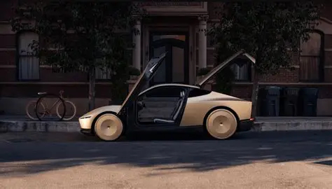 马斯克把方向盘删了特斯拉宣布首辆cybercab下线 特斯拉 Cybercab 