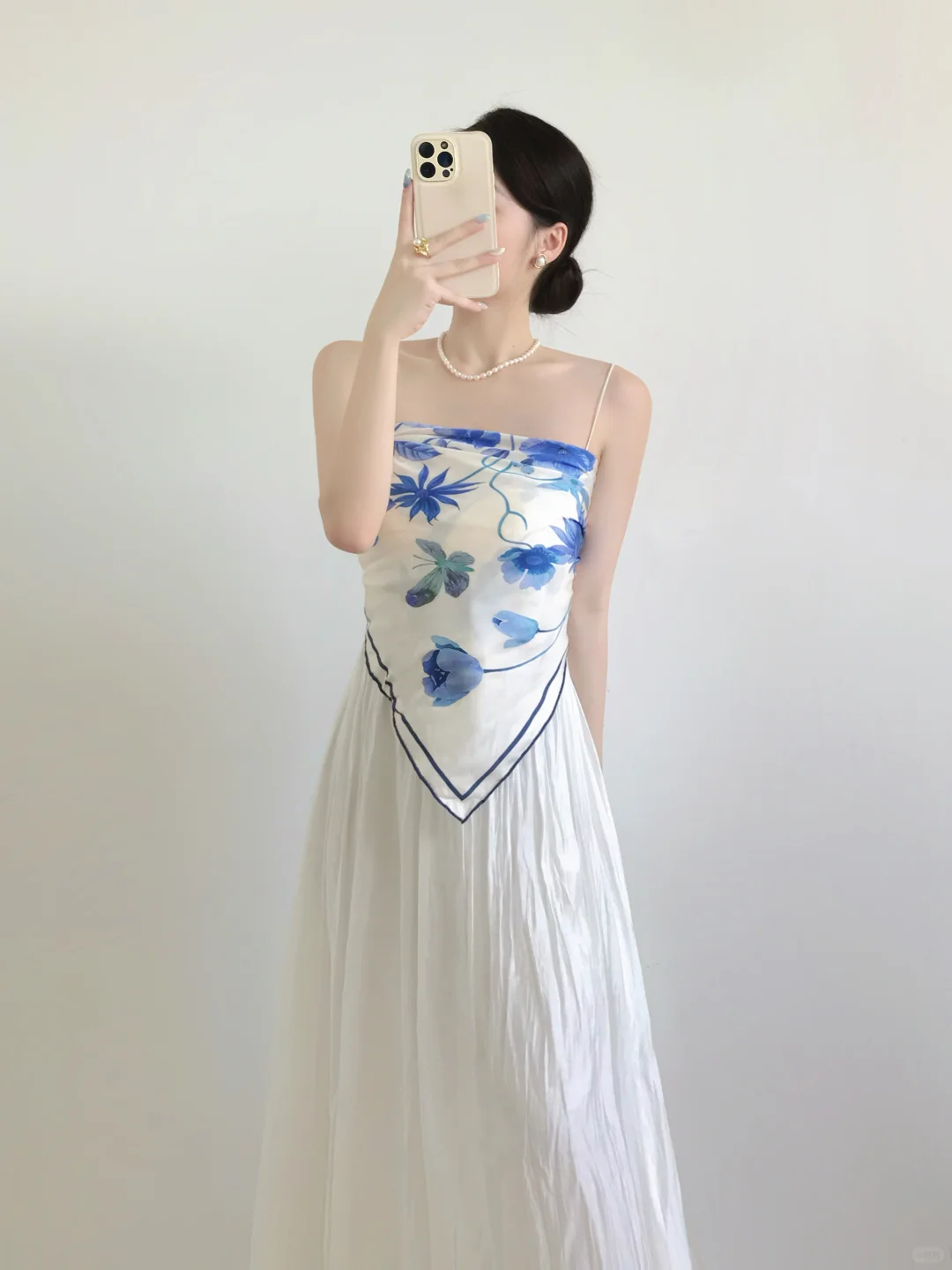 小个子曼谷旅游+演唱会穿搭 |法式长裙➕丝巾