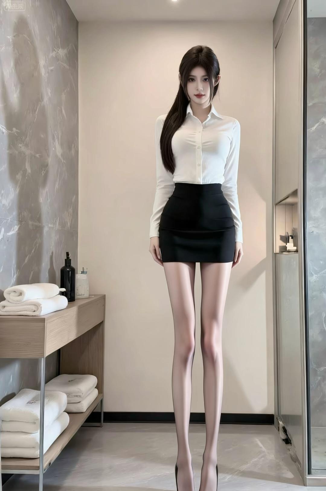 优雅白领风，黑白配穿搭，简约时尚！