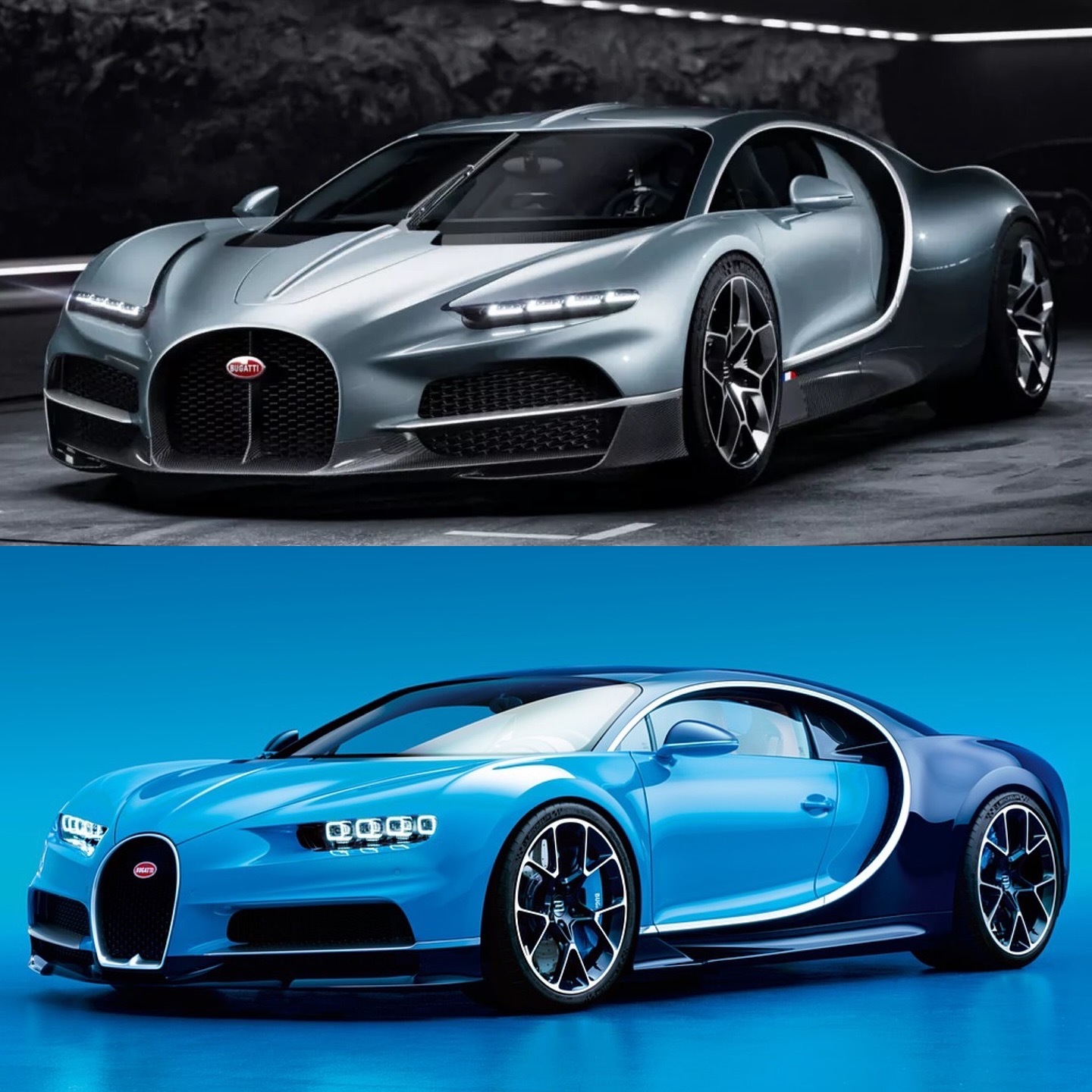 Bugatti Tourbillion vs Bugatti Chiron🇫?