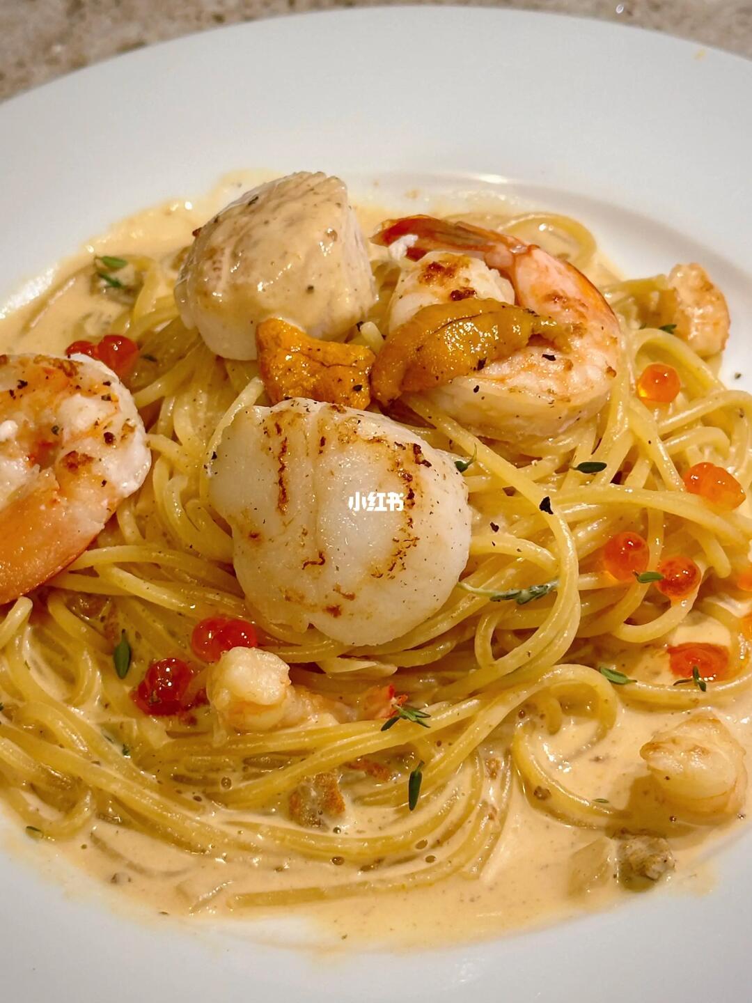 hmart版海胆意面🍝酱汁浓鲜到用面包清盘❗️