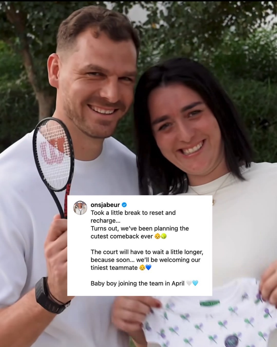 贾巴尔将和他的先生迎来第一个孩子。养伤期间，解决一项人生大事，一举两得！ 