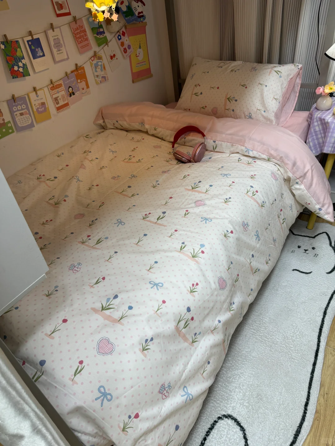 学生宿舍纯棉三件套来啦！