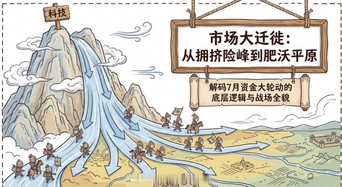 老登崛起了！...........科技跌了，老登崛起了，固收也香了。7月以来，A