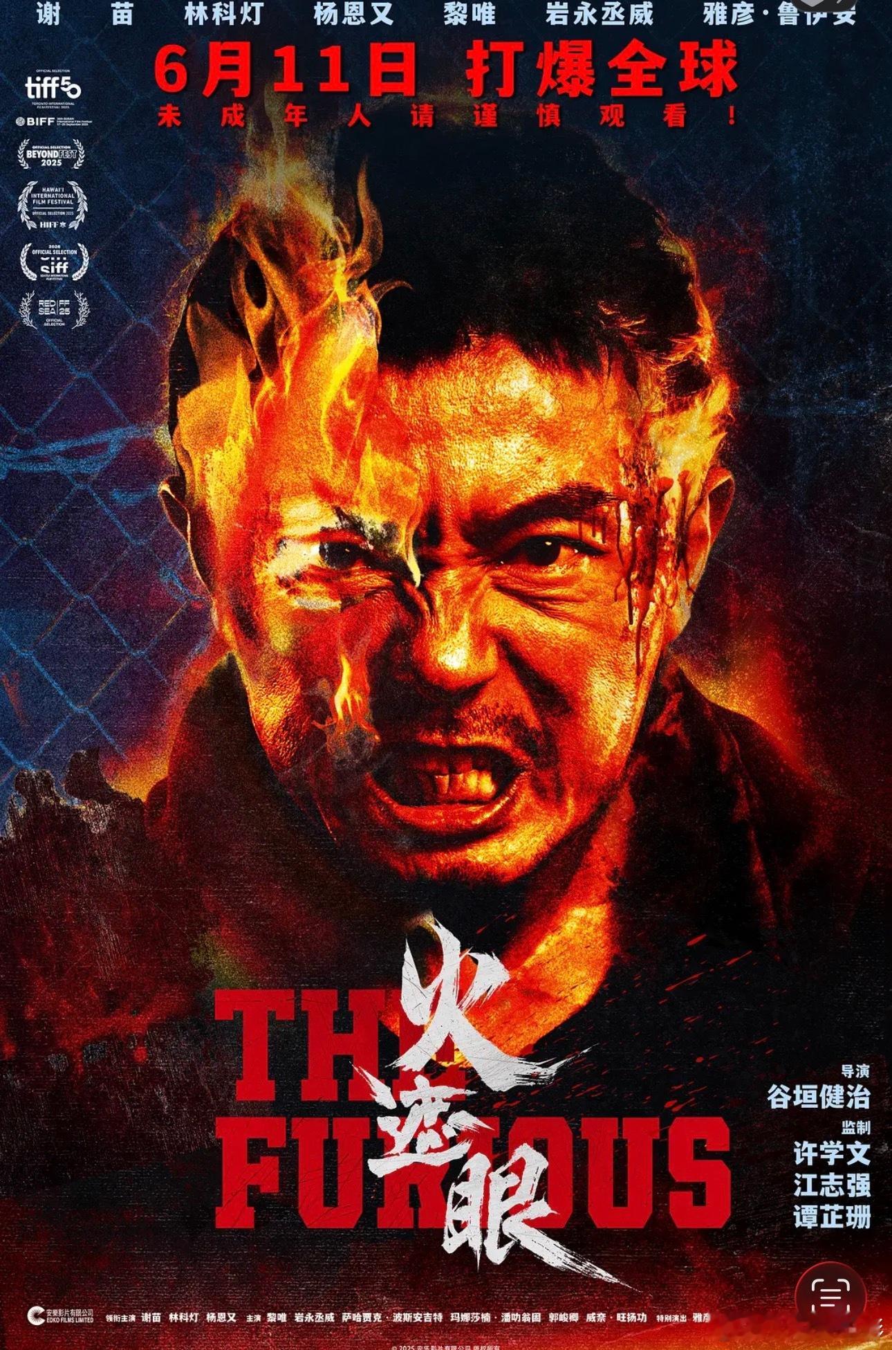 《火遮眼》看完了。纯纯的直给动作类型片！所以不要在这种提纯度很高的动作片谈剧情和