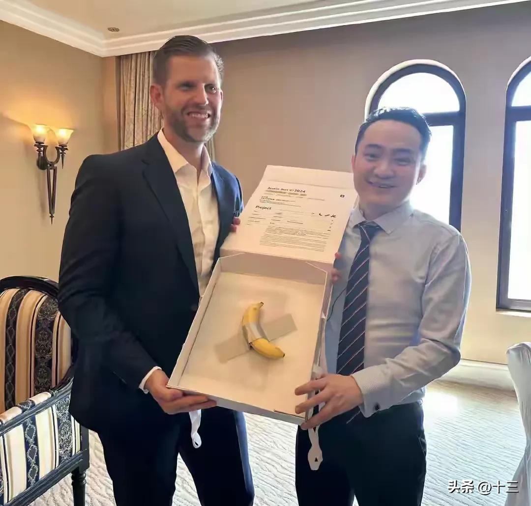 孙宇晨真是把香蕉这个梗玩到极致，当年拍卖会之后，640万买个香蕉，人家当场吃掉，