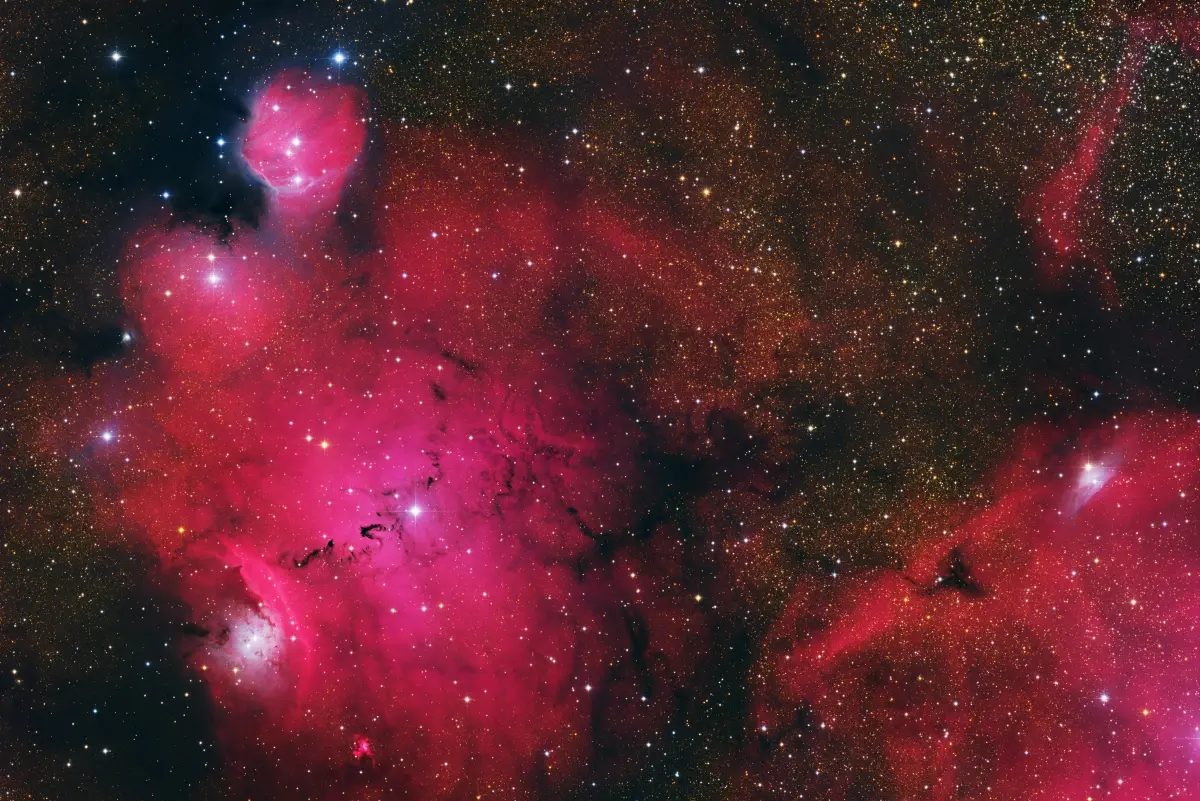 A Fish in Space  。红色锦鲤，愿见者好运！   图谱天...