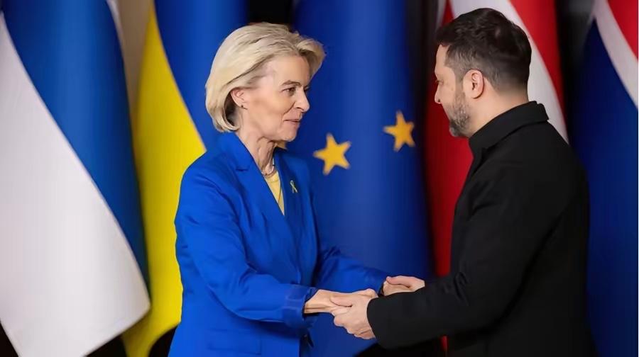 冯德莱恩胆敢背叛乌克兰，泽林斯基怒了。据乌媒消息，欧盟负责人冯德莱恩突然声称，现