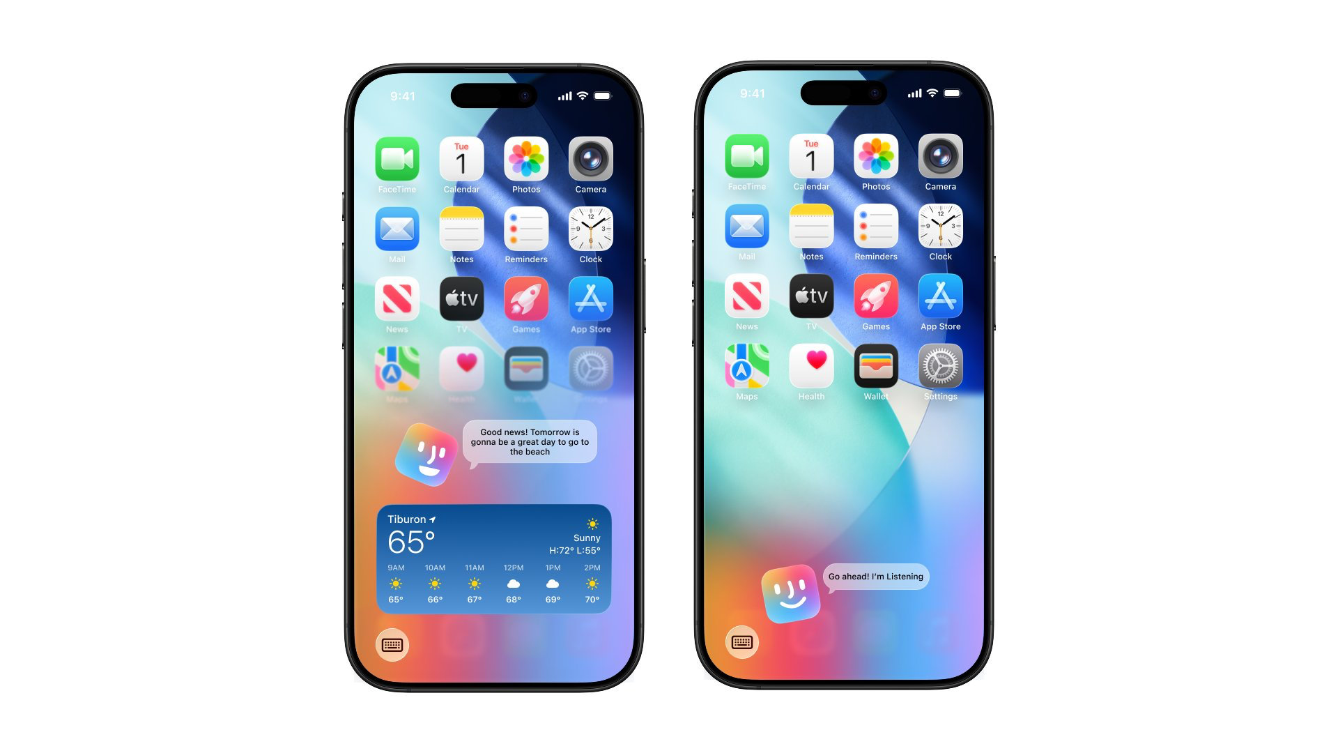 传说中的 Finder 风格化的新 Siri。不知道又能不能给友商们提供一些什么