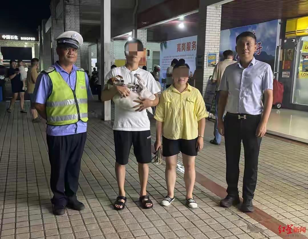 清远服务区小狗的后续来了
表面看是“双向奔赴”，
可细想这8天时间差，实在让人难