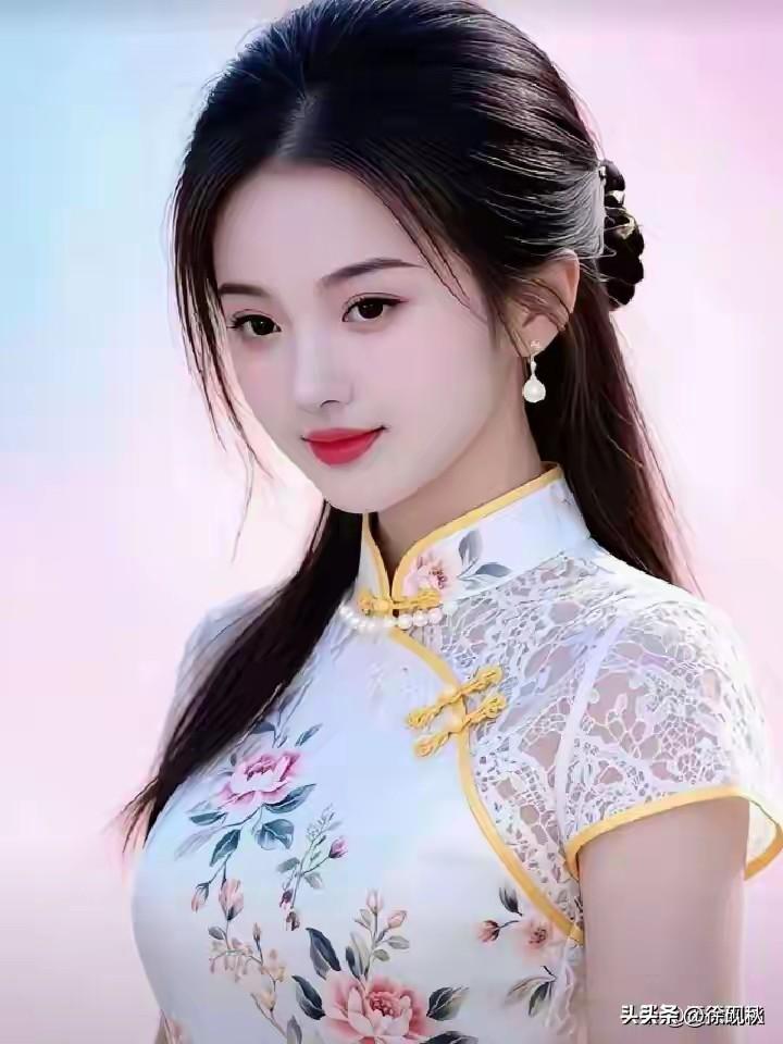 出水芙蓉 ，亭亭玉立。
眉清目秀，美若冠玉。
冰肌玉骨，明眸皓齿。
窈窕淑女，君