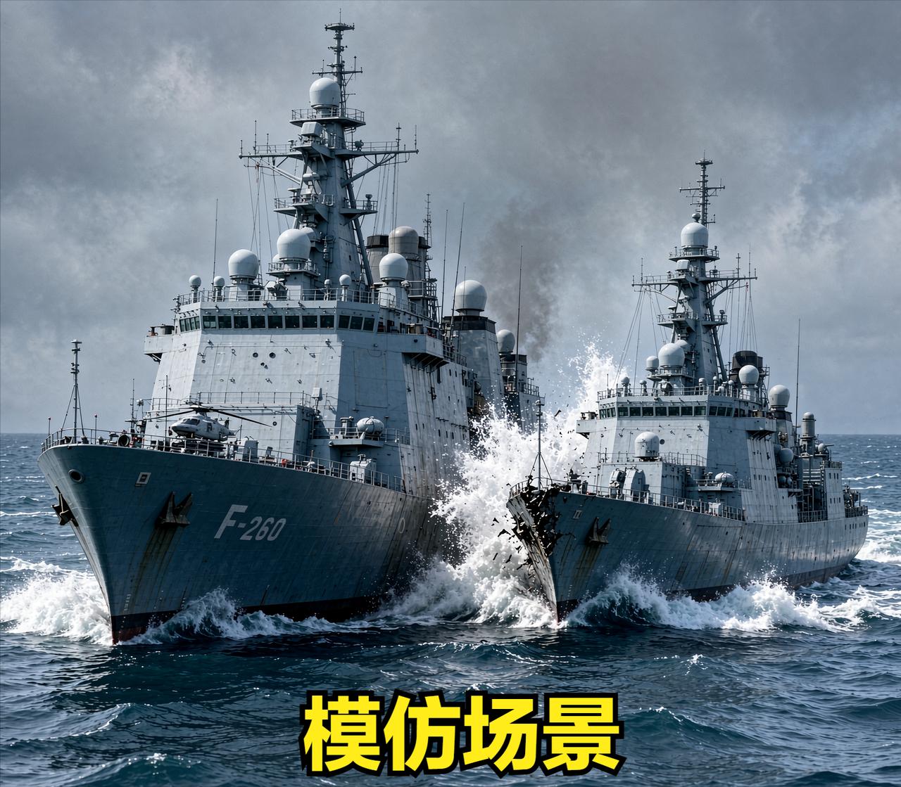 9月15日深夜，北阿拉伯海，印巴军舰直接相撞！

不是雷达锁定的对峙，不是无线电