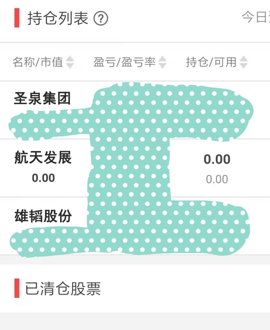 开仓圣泉集团，雄韬股份。高度又降到三板，服 