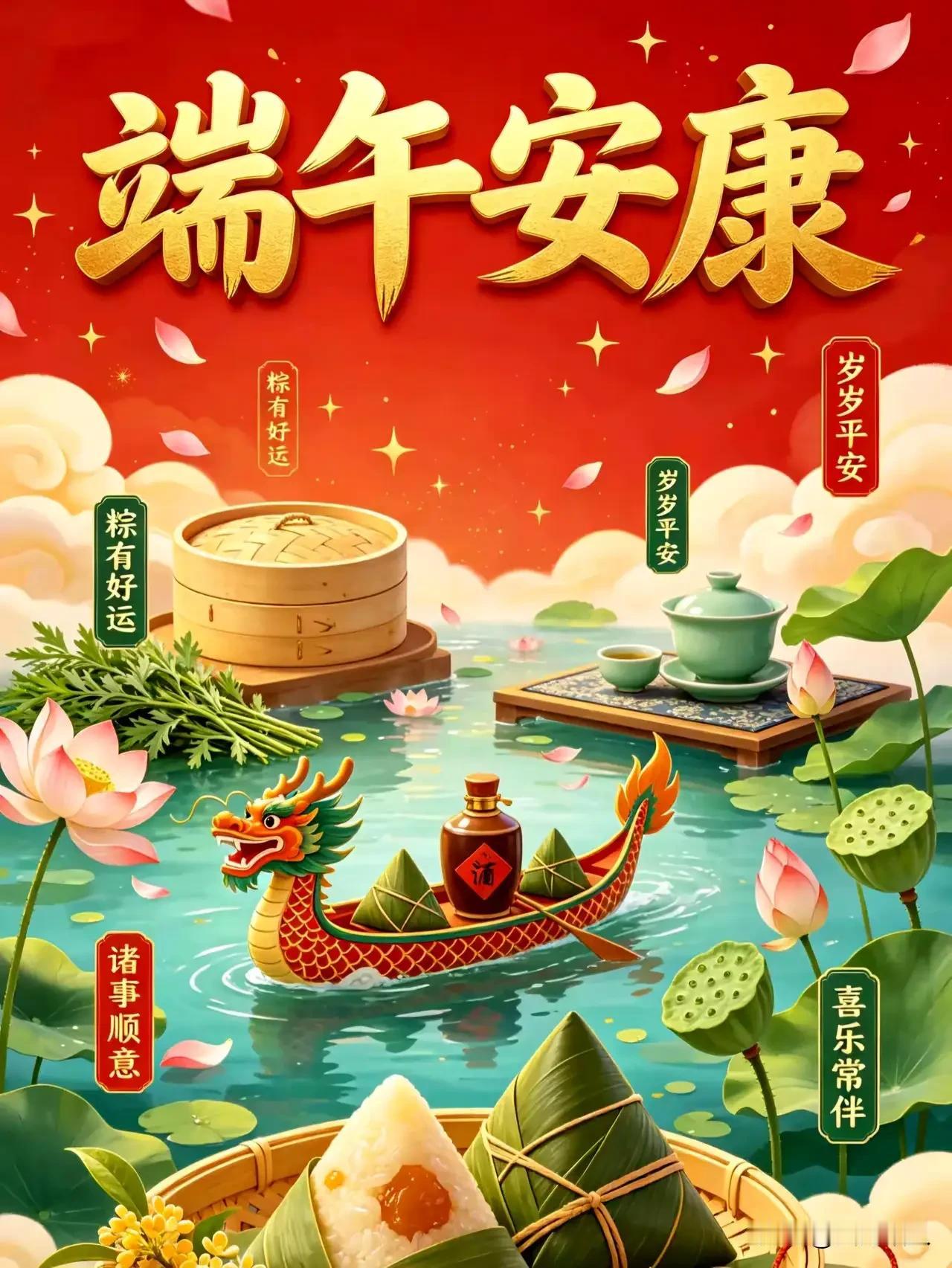 6月19日粽香迎端阳，岁岁皆安康！

 
桃泛红霞，杏染金黄，暖风拂遍人间烟火，