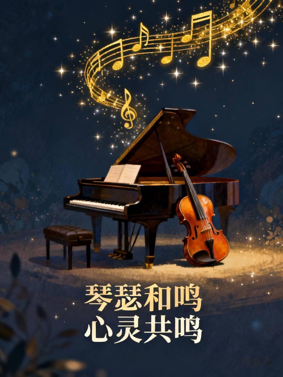 琴瑟和諧曲對路，
心靈共鳴境界同。