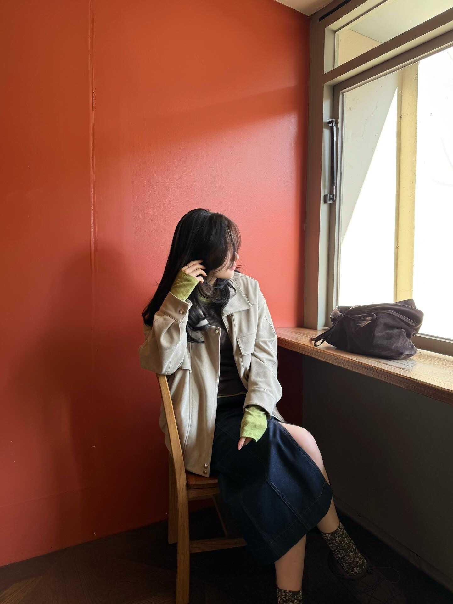 郑采妍新剪的层次剪 