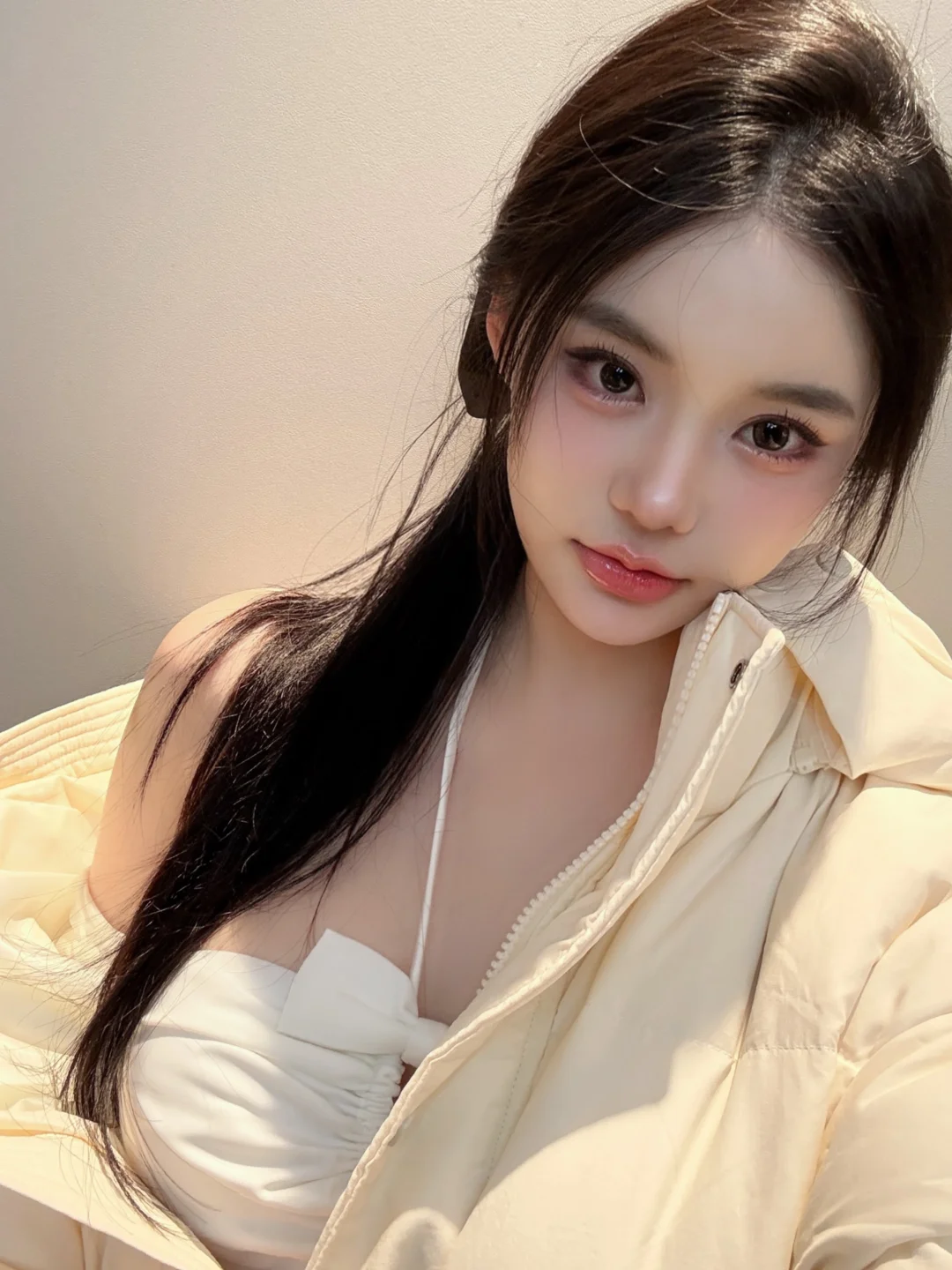 羽绒服穿上了吗