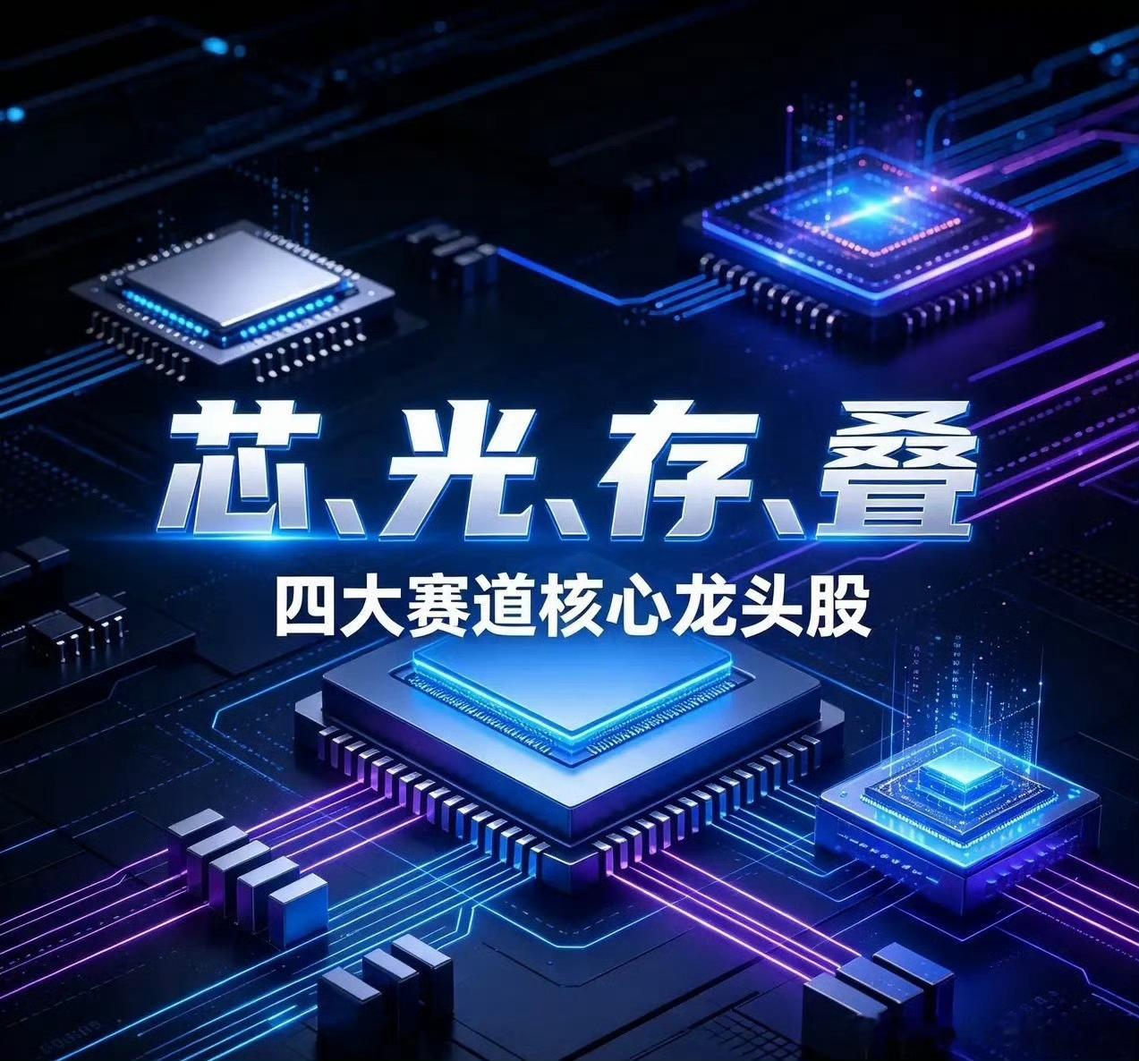 “芯、光、存、叠”四大赛道核心龙头股一、芯（AI算力芯片）1.  海光信息（68