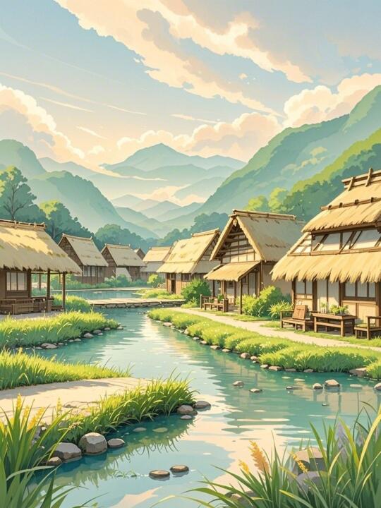 一键穿越南宋！用AI画完《清平乐·村居》💁‍♀️