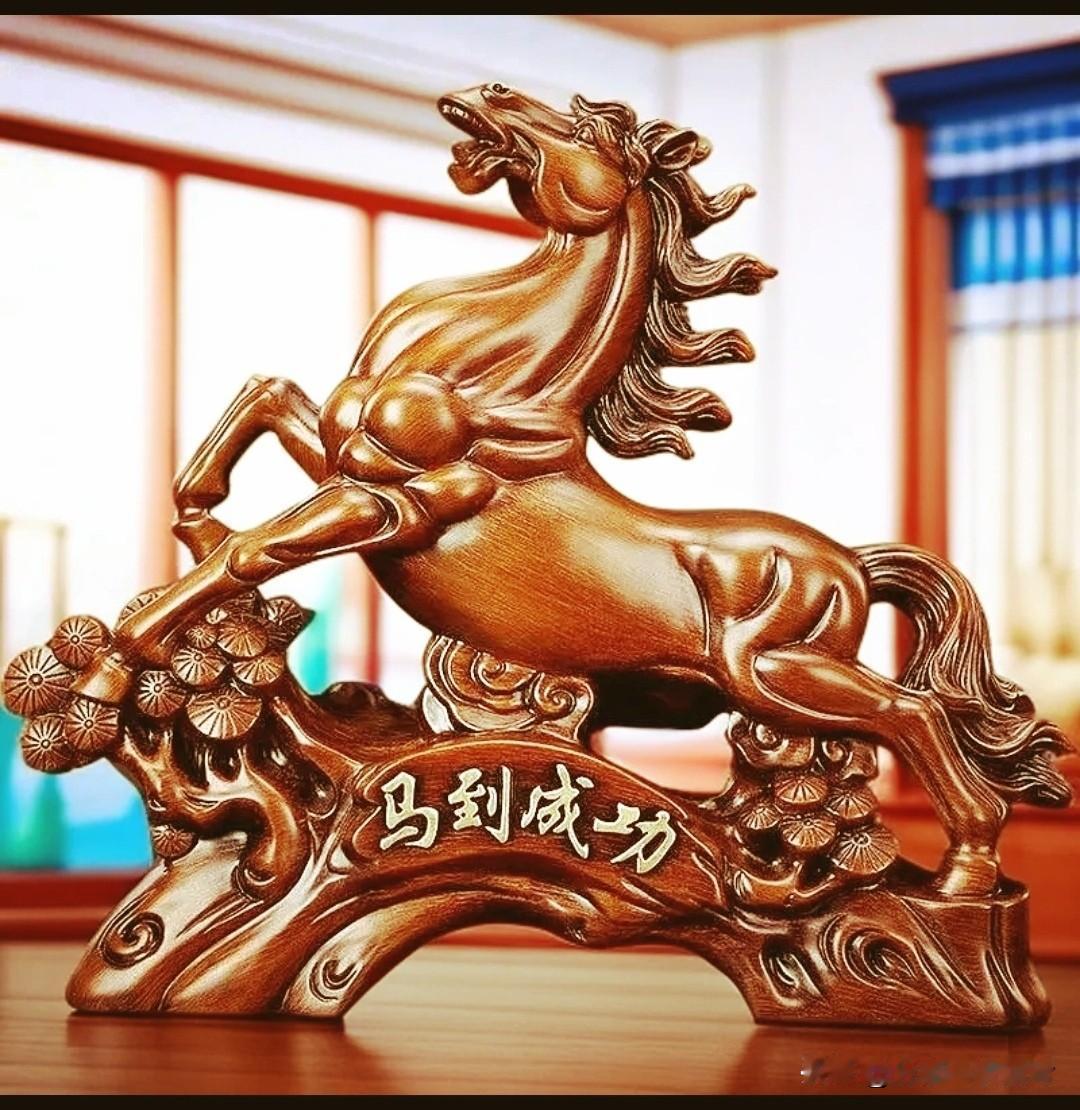 马到成功，旗开得胜。