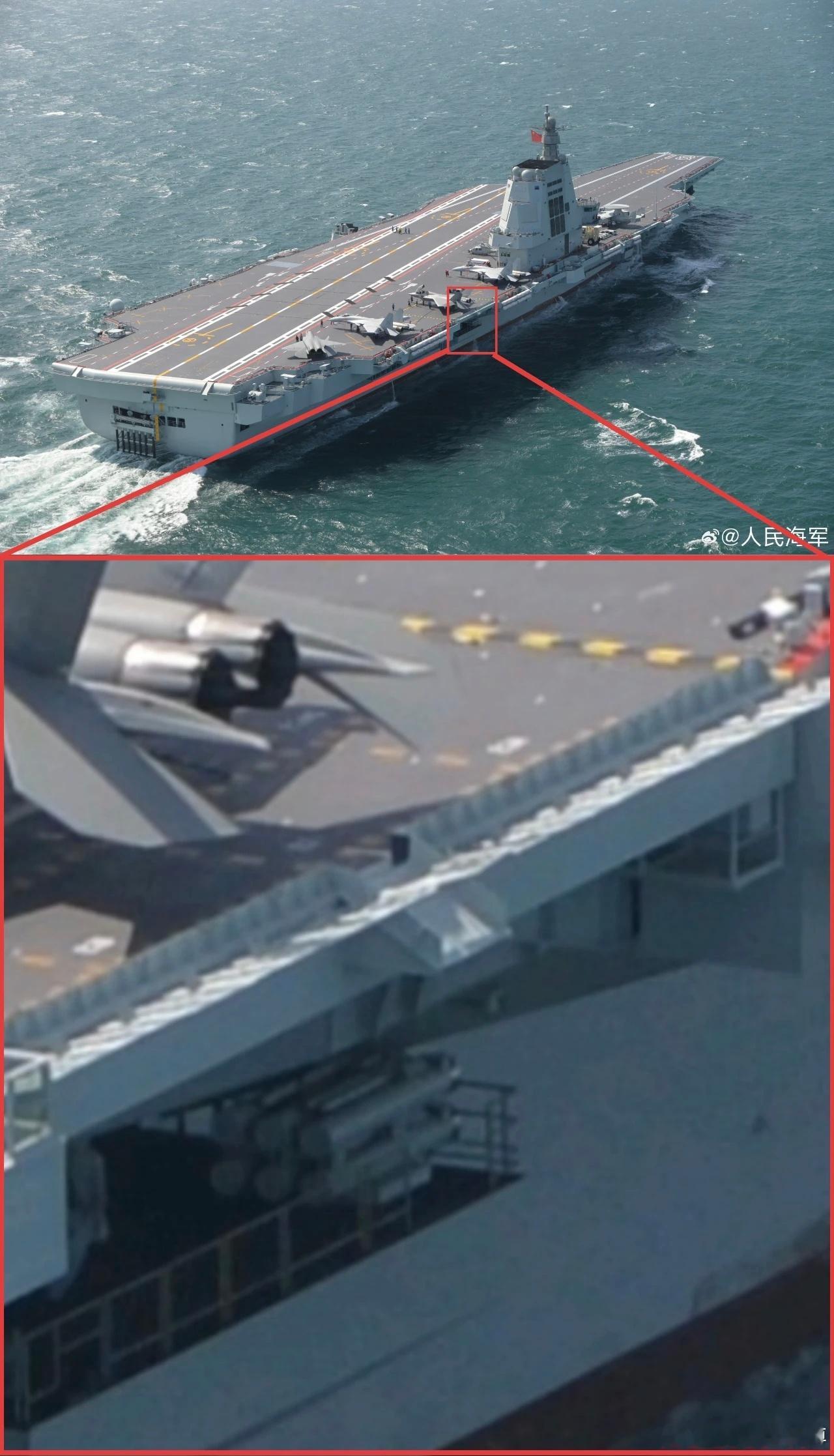 福建舰 鱼雷发射 