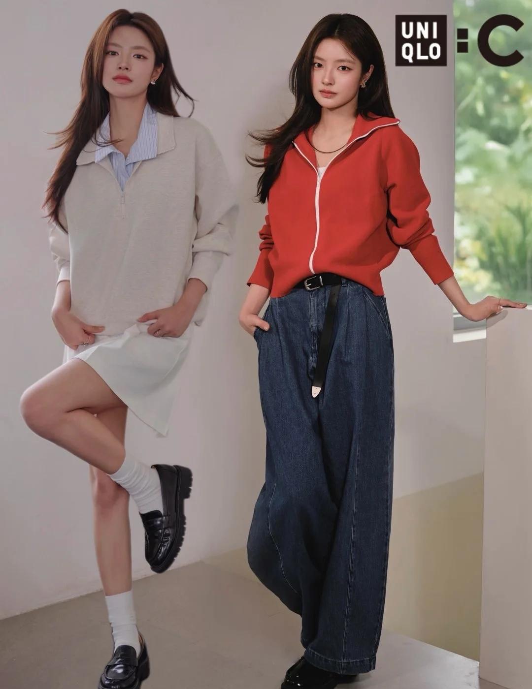 徐若晗你轻点美🥹这份松弛感完全戳中我啊！
徐若晗出圈look又➕2！在优衣库秋