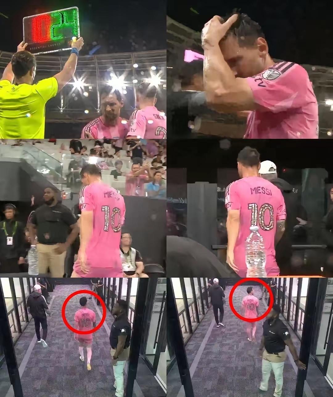 梅西受伤，世界杯前两场肯定上不了了！

5月24日，迈阿密国际对阵费城联合的比赛