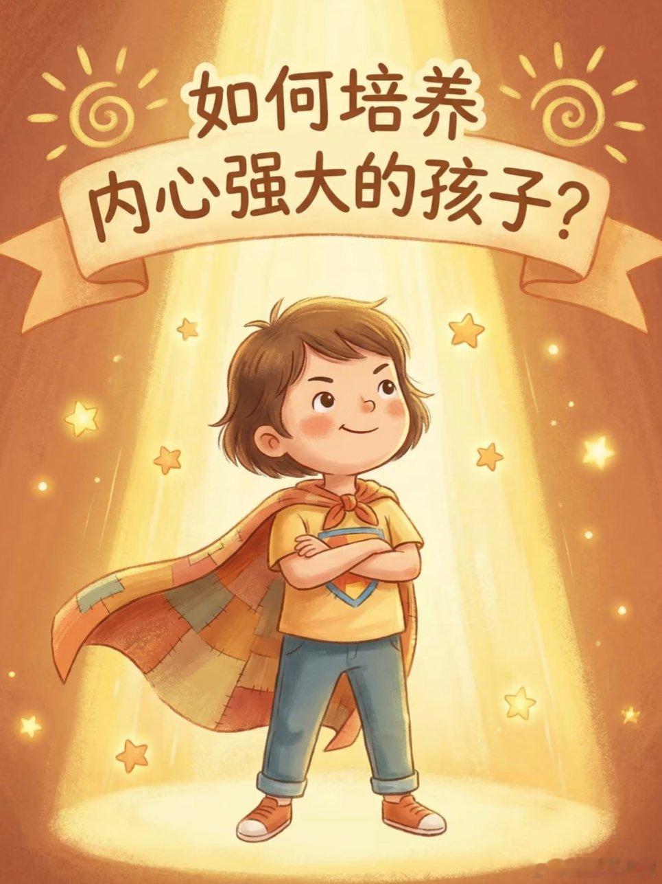 培养一个内心强大的孩子有多重要？不管是男生还是女生都要，这样不管未来遇到什么，他