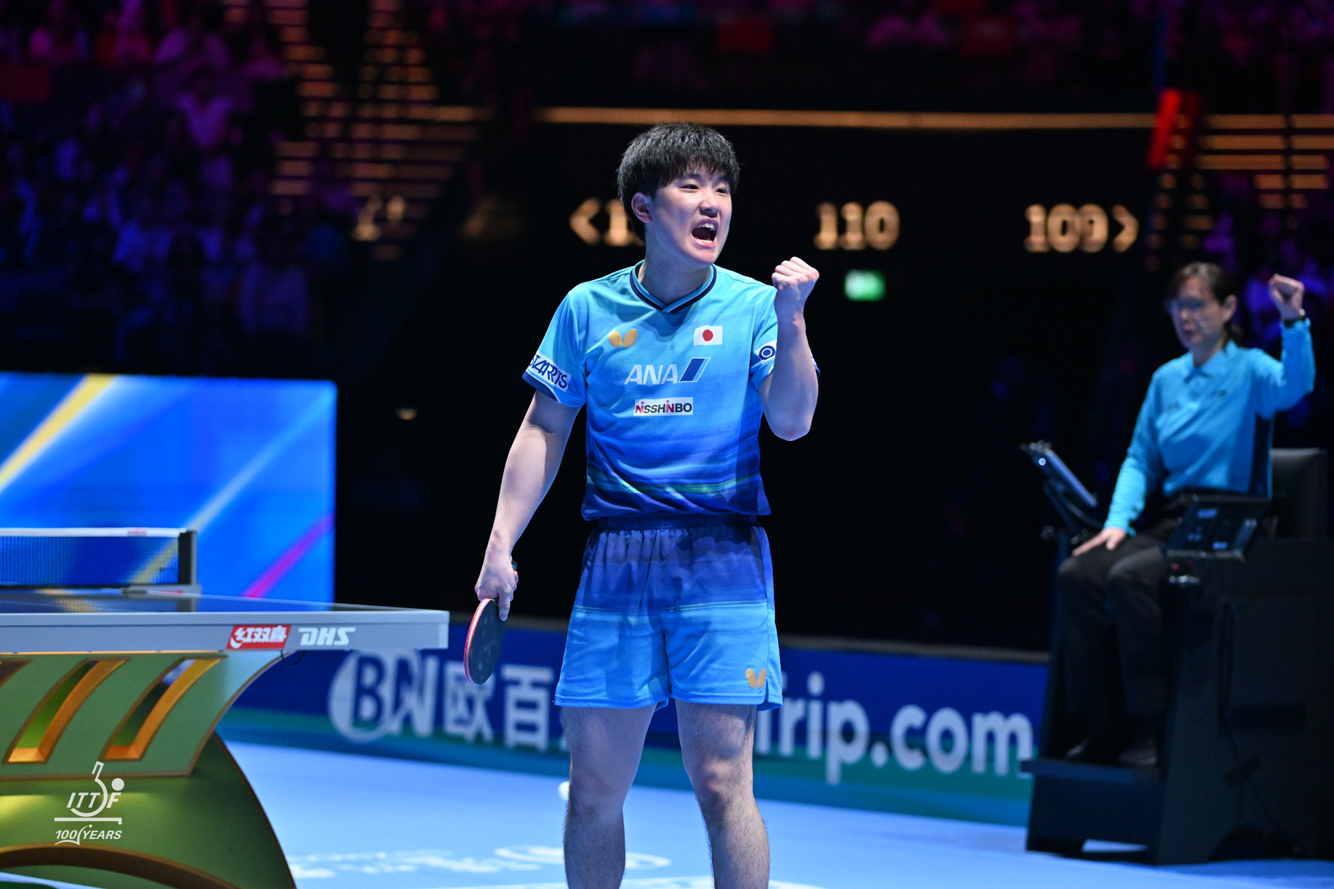 张本智和张本智和2026澳门乒乓球世界杯 男单QF图集📷cr.ITTF&Xin