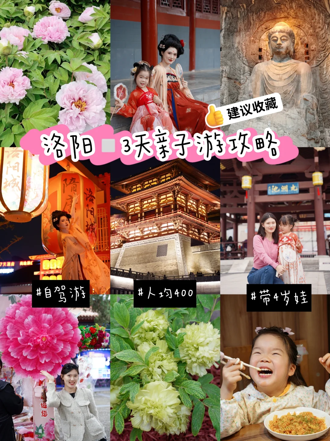 洛阳3日游｜赏牡丹逛石窟🌺人均400附攻略