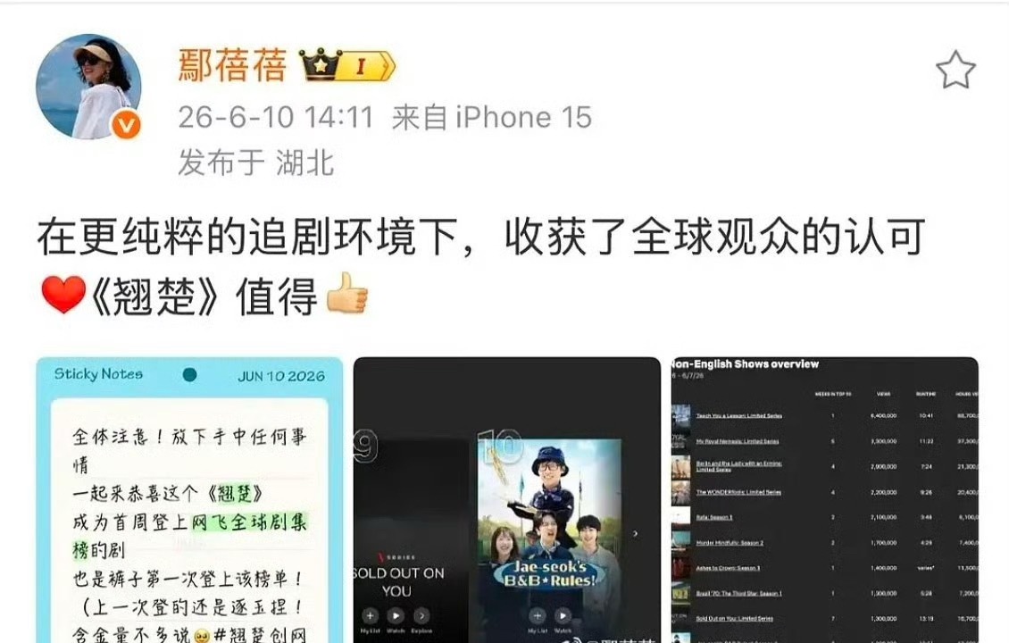 《翘楚》制片人更纯粹的追剧环境里……收获了认可。这是在内涵吗？ 