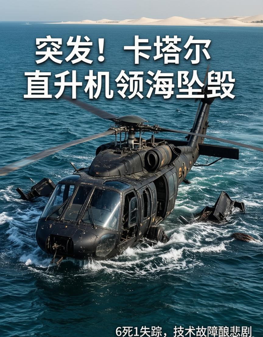 突发！卡塔尔直升机在领海坠毁，6死1失踪，技术故障酿成惨剧

卡塔尔一架直升机在