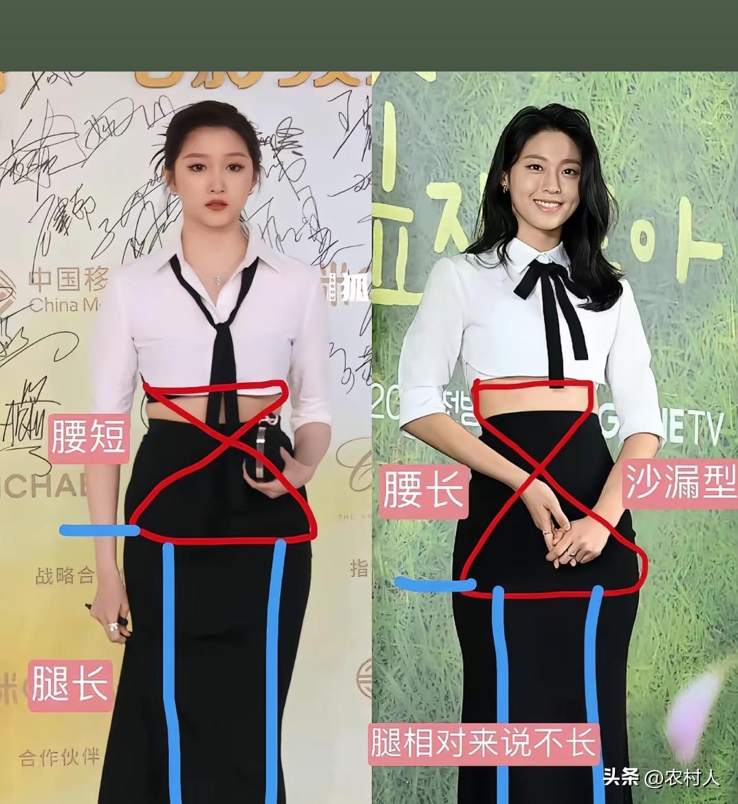 终于找到一个和关晓彤腿一样长的女人，现实中腿长超过106cm的几乎没有。我虽然很