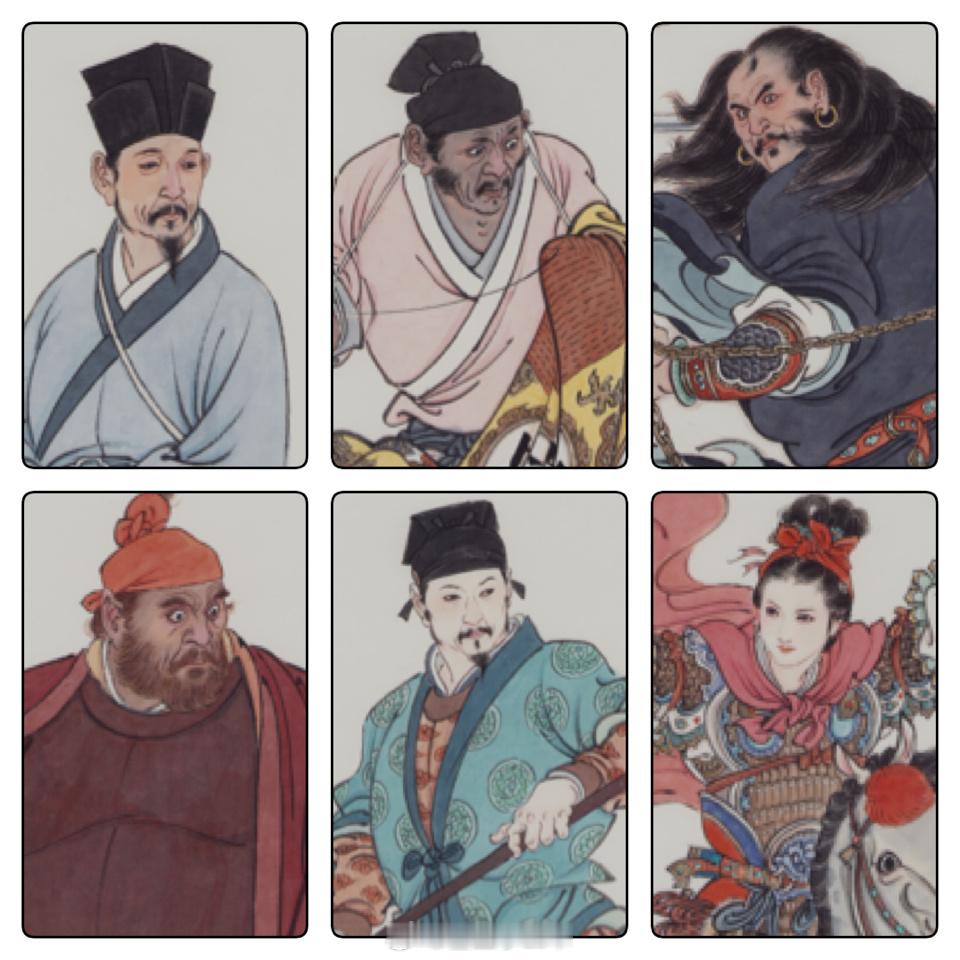 最近水浒成果虽然画技平平，但是力求忠于原著