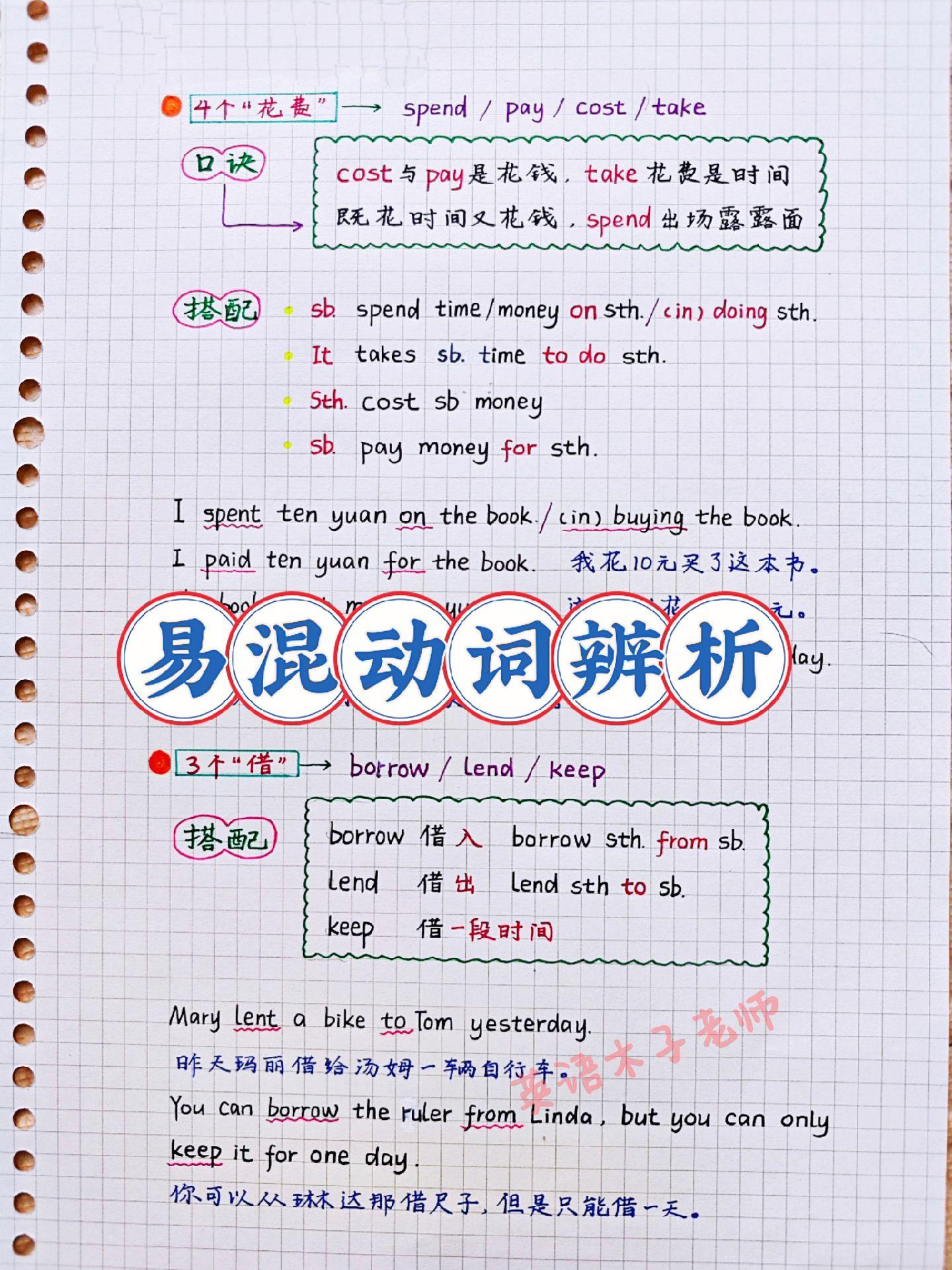 易混动词辨析，以后不会混啦！