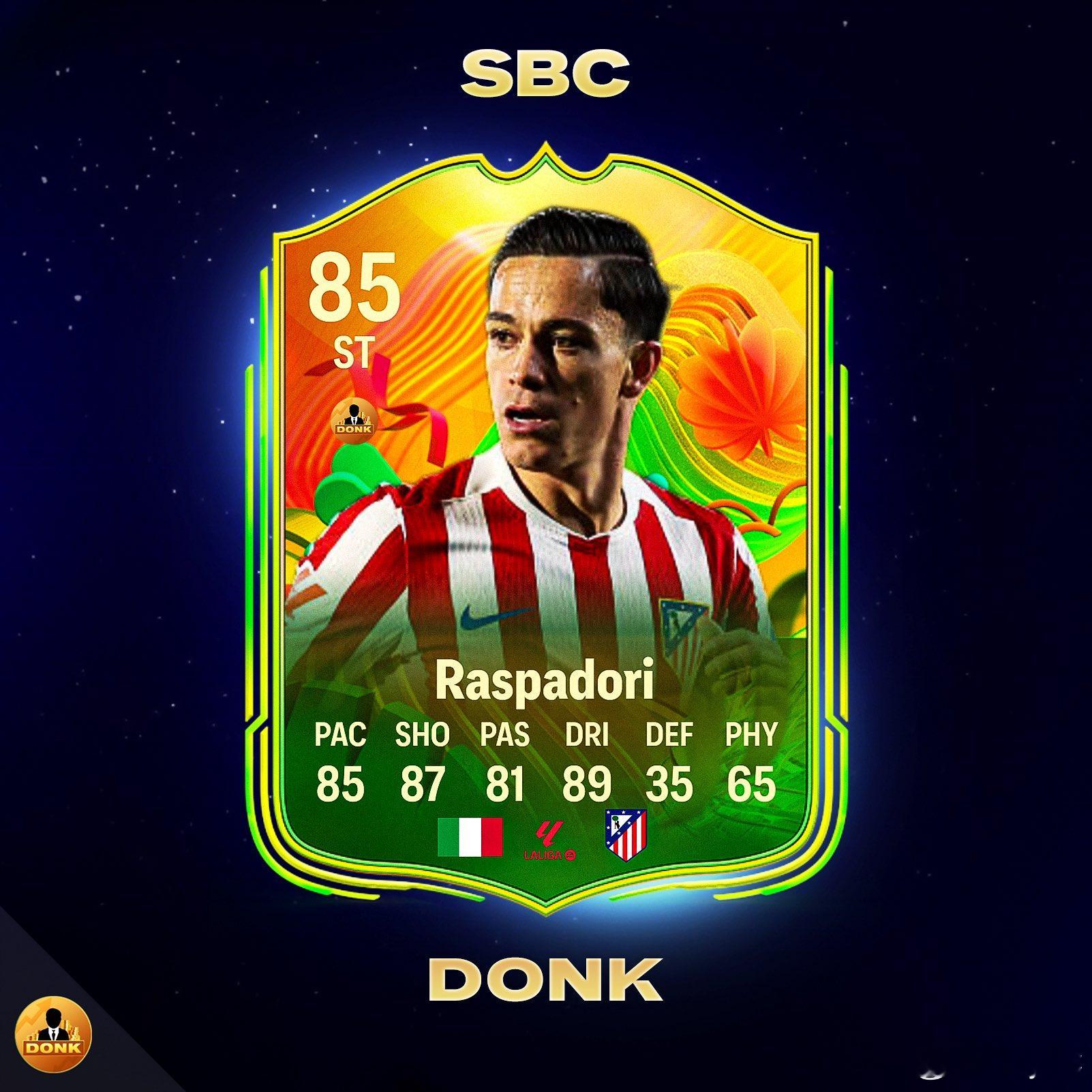 世界巡回拉斯帕多里的正式数据。FC26