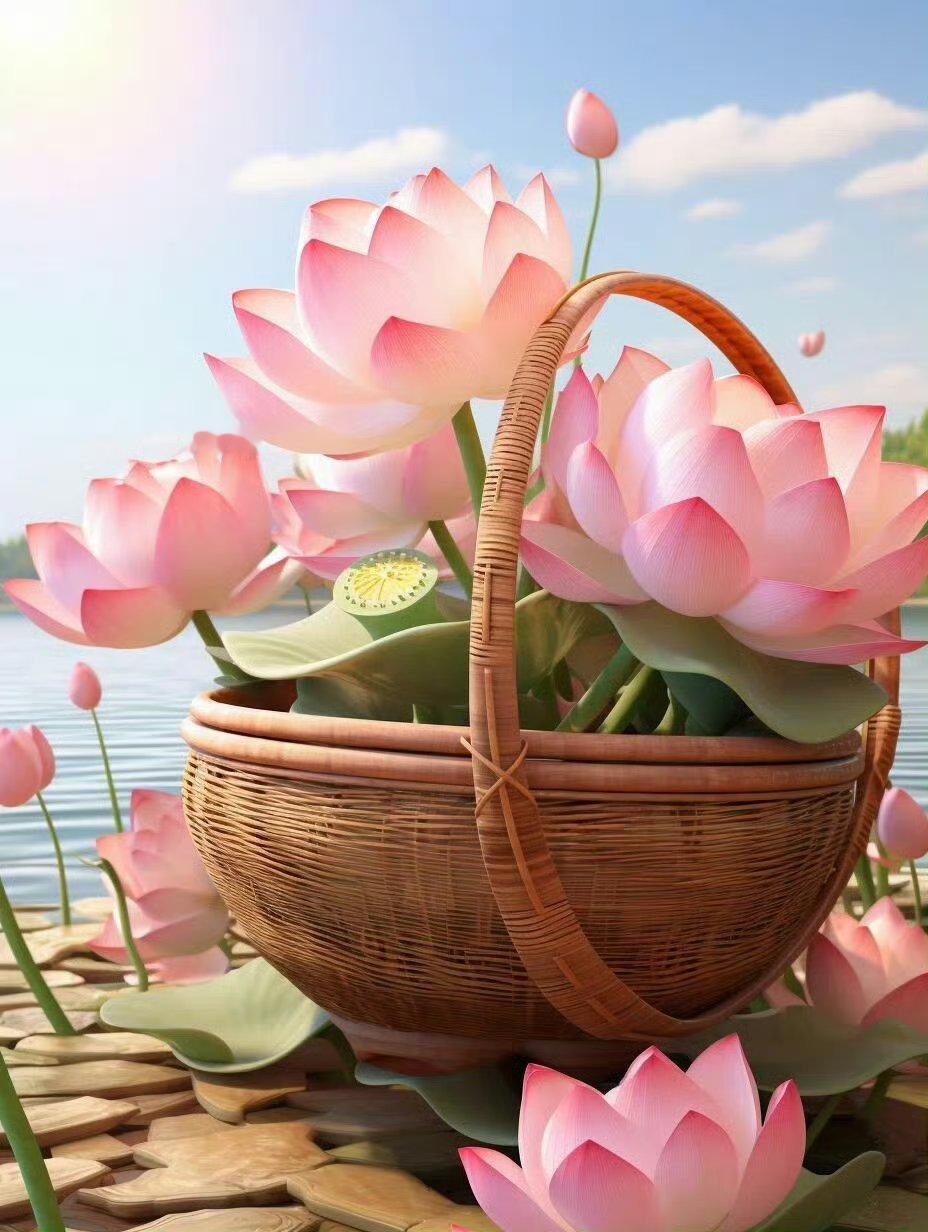 荷荷美美 好运莲莲 